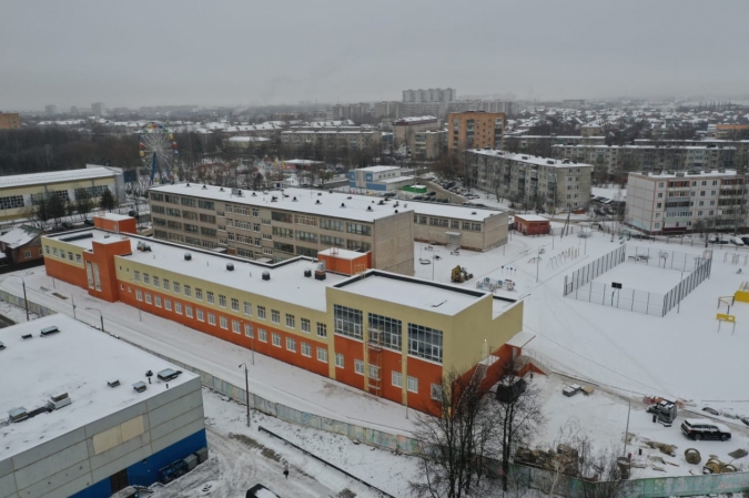 В Серпухове завершилось строительство пристройки к школе №7