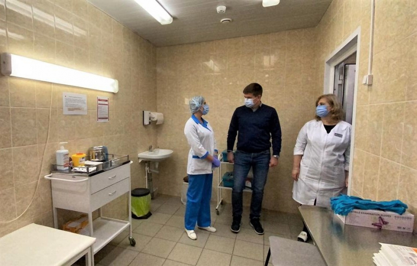Глава Орехово-Зуевского округа проверил готовность пункта вакцинации от COVID-19