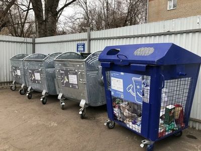 60 новых баков установили на контейнерных площадках в Коломне