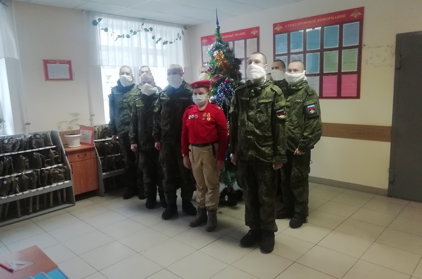 Юнармеец городского округа Егорьевск посетила войсковую часть города Коломны