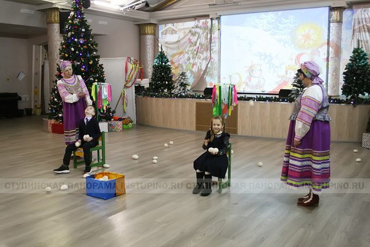 Программа «Гуляют ребятки в зимние святки» для ступинских детей прошла в ДК «Металлург»