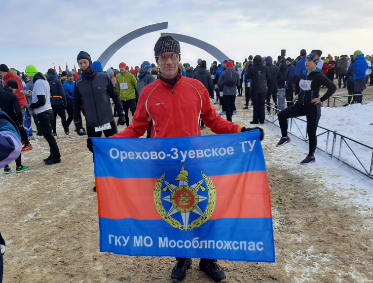 Житель округа Михаил Савостин стал участником марафона в память о блокадниках