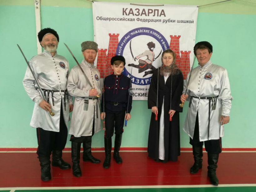 Соревнованиях казаков по фланкировке шашкой прошли в Можайске