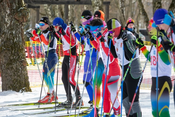 Первенство по лыжным гонкам провели в Коломне