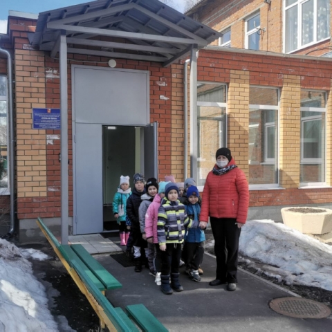 В детском саду «Любавушка» построили переходную галерею