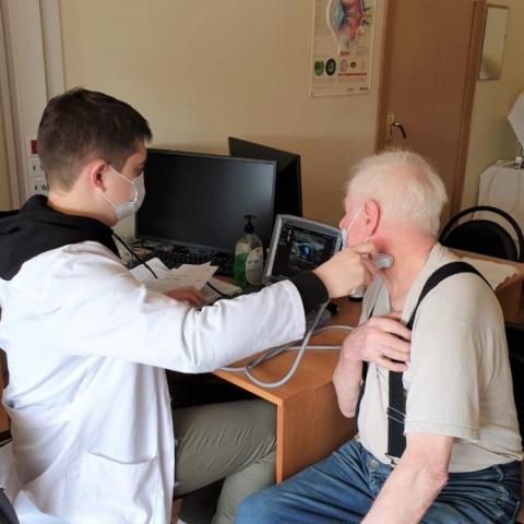 Более 30 пациентов обследовали специалисты Центра Бакулева во время выездного приема в Давыдове