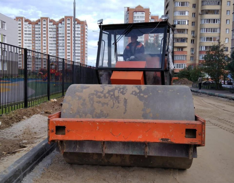 В Серпухове продолжается благоустройство