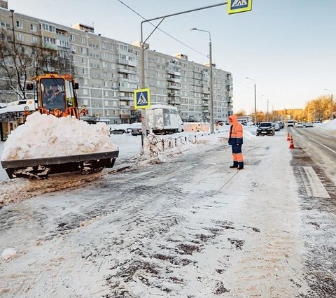 За неделю в Орехово-Зуевском округе вывезли более 6 тысяч кубов снега