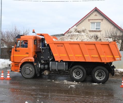 Работы по очистке снега в г.о. Серпухов продолжаются