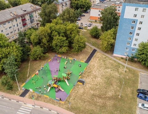В Орехово-Зуевском округе в 2022 году установят 12 детских игровых комплексов
