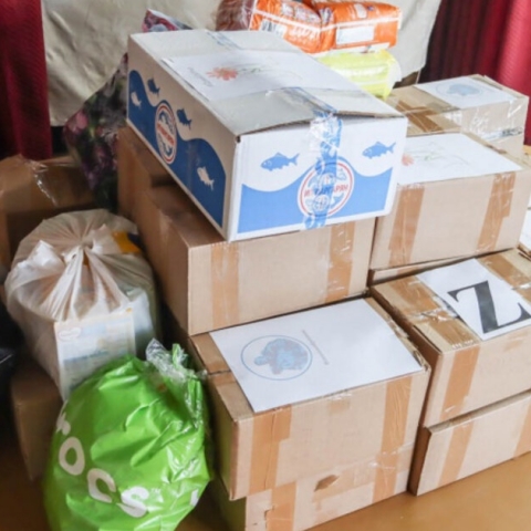 В Обнинске продолжается сбор гуманитарной помощи для беженцев из Донбасса.