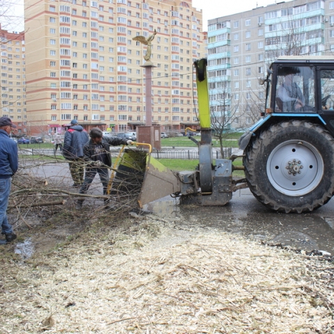 В Егорьевске продолжается месячник по благоустройству