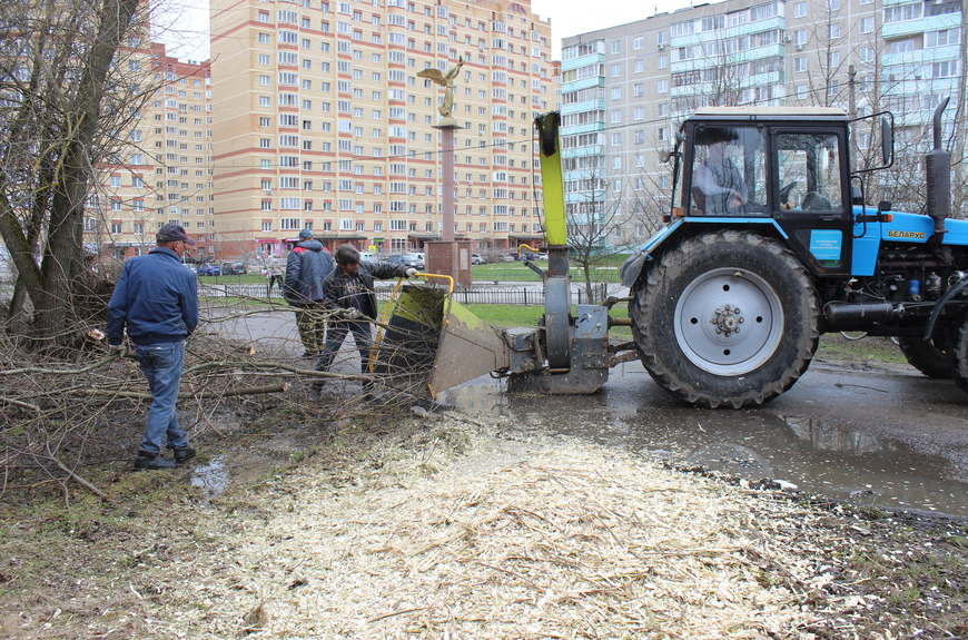 В Егорьевске продолжается месячник по благоустройству