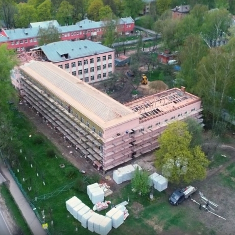 Школа №4 в г. Орехово‑Зуево названа лидером по темпу работ капитального ремонта