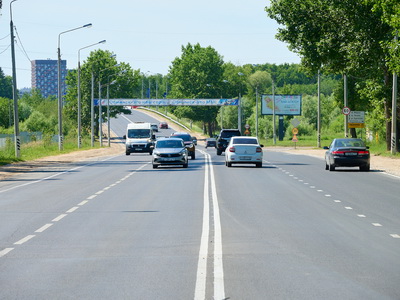 В Обнинске приняли ремонт дороги на Северном въезде в город.