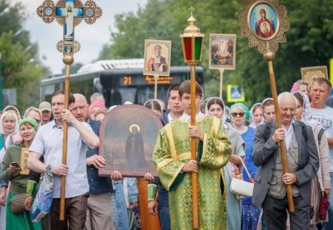 Крестный ход учащихся воскресных школ Ступинского благочиния прошёл 18 июля