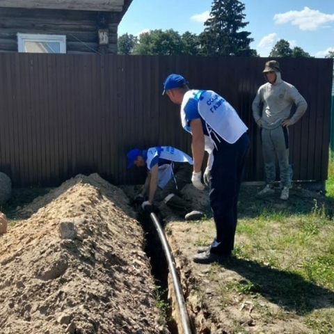 Социальная газификация в д. Заволенье