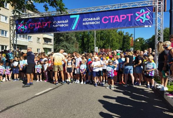 Юные спортсмены Серпухова приняли участие в Обнинском марафоне