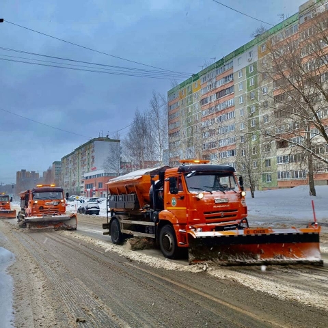 Все силы коммунальных служб Обнинска брошены на уборку снега