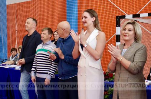 Соревнования Московской области по художественной гимнастике стартовали в Ступино.
