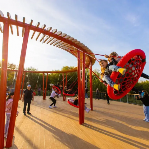 В прошлом году в городе Куровское открылся парк 