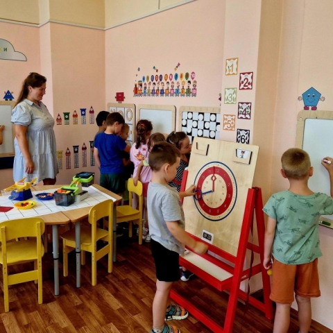 В егорьевском детском саду открылся «Центр математики и логики»