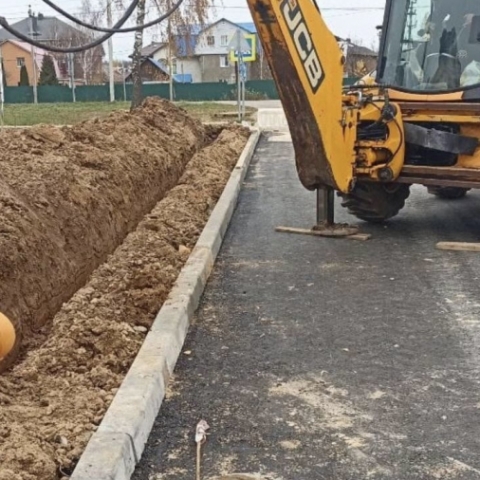 В Заовражье продолжают строить новые дороги