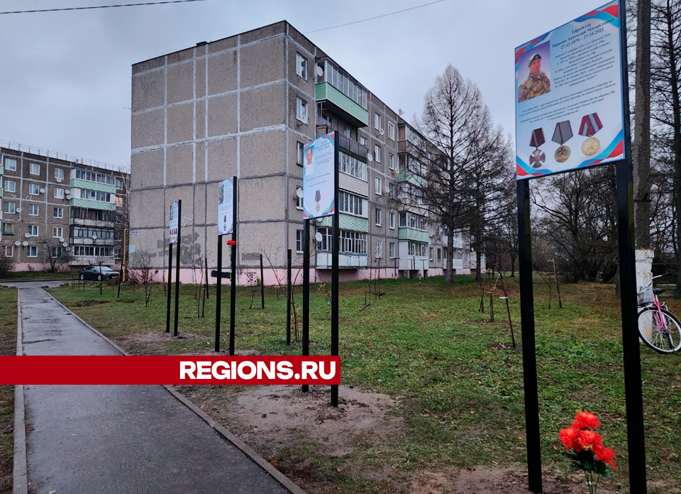 В Шувое открыли «народную» Аллею Славы, посвященную бойцам СВО