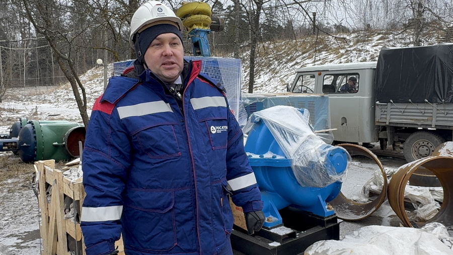 Руководитель РИР Алексей Бобырь подробно рассказал журналистам Обнинска, как идет реконструкция на Вашутинском водозаборе