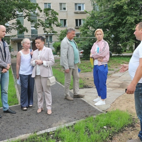 В Обнинске продолжается благоустройство городских территорий по заявкам ТОС