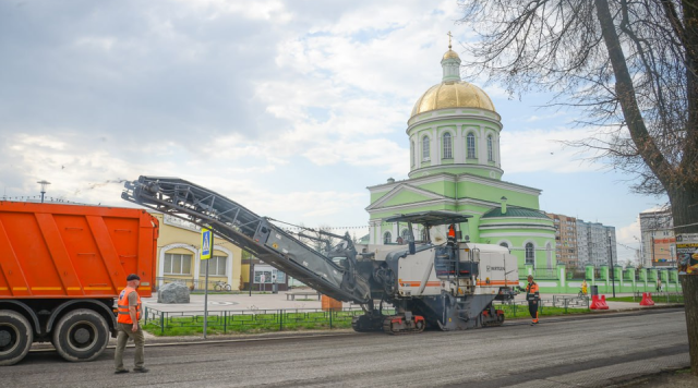 В Озерах отремонтировали дороги на улице Калинина и площади Коммунистической