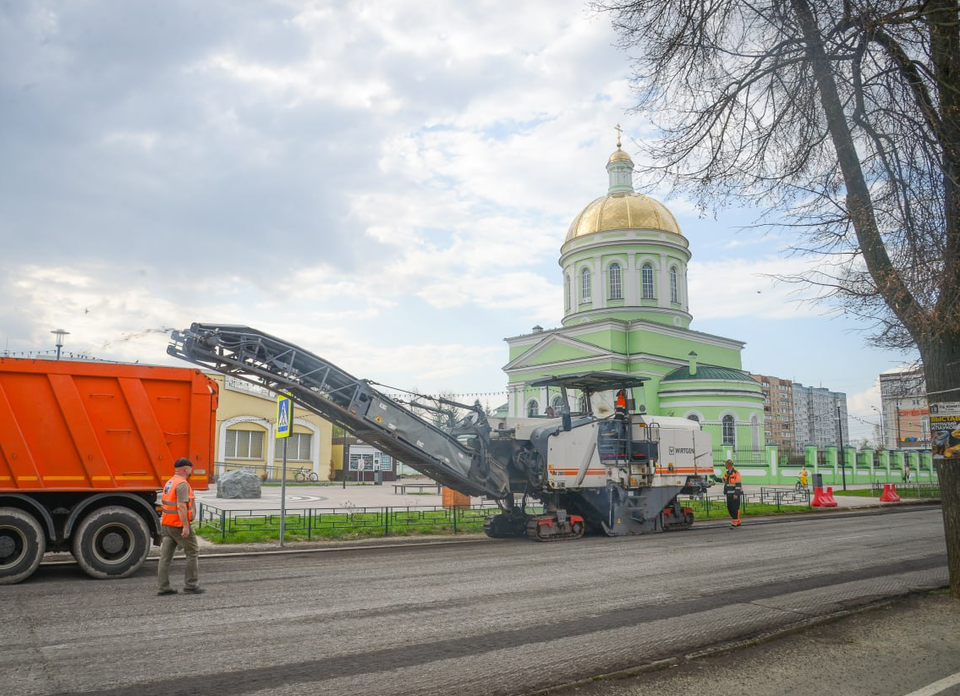 В Озерах отремонтировали дороги на улице Калинина и площади Коммунистической
