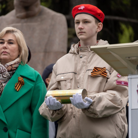 «Капсулу Победы» передали на хранение в Музей Боевой Славы Коломны