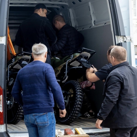 Мотоциклы, дроны, а также средства связи передали в зону СВО из Орехово-Зуева