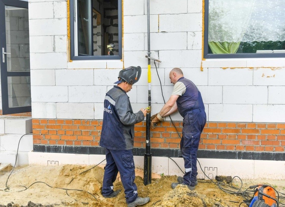 В деревни Новое ведутся работы по соцгазификации