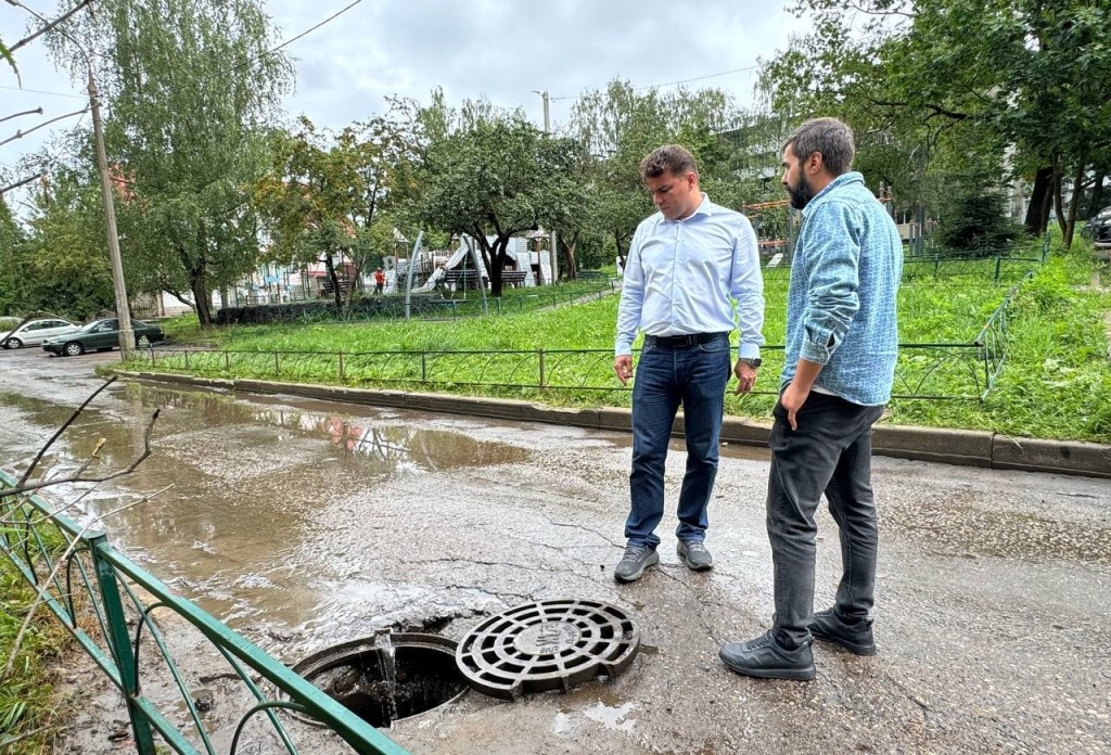 В Можайске проверили все ливневки на улицах и дворах