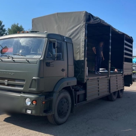 Из Орехово-Зуева в зону СВО отправлен груз со строительными материалами