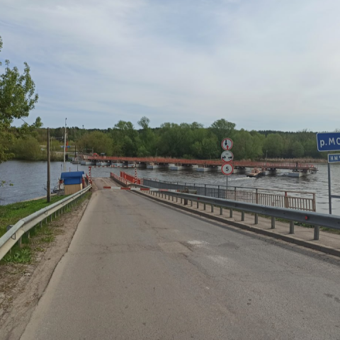 Черкизовский наплавной мост в Коломне временно станет пешеходным