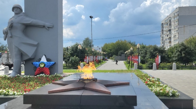 Памятник павшим на СВО установили в центре Орехово-Зуева