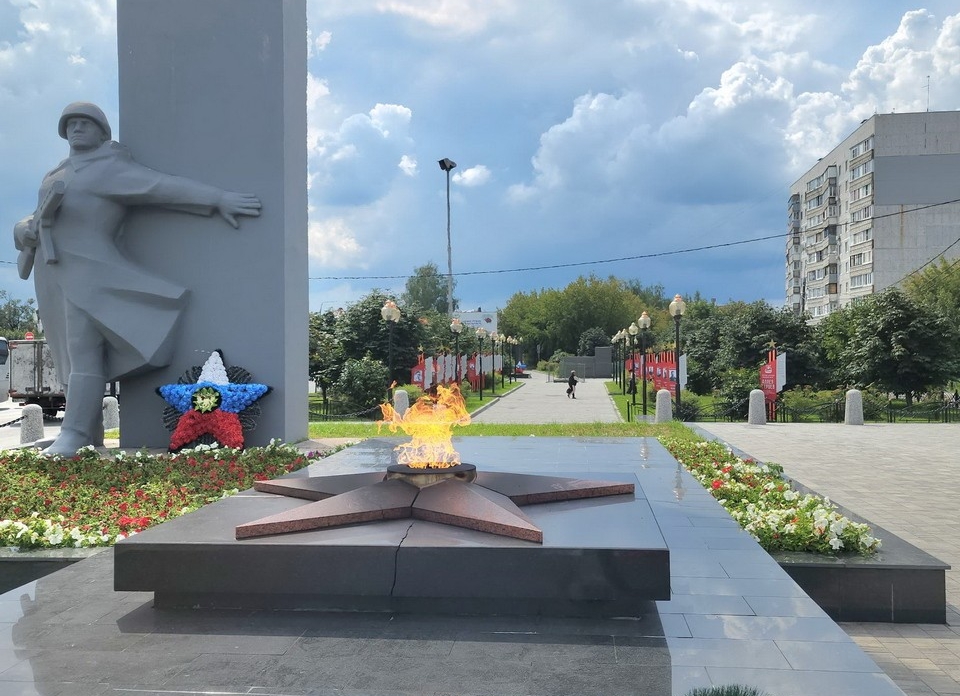 Памятник павшим на СВО установили в центре Орехово-Зуева