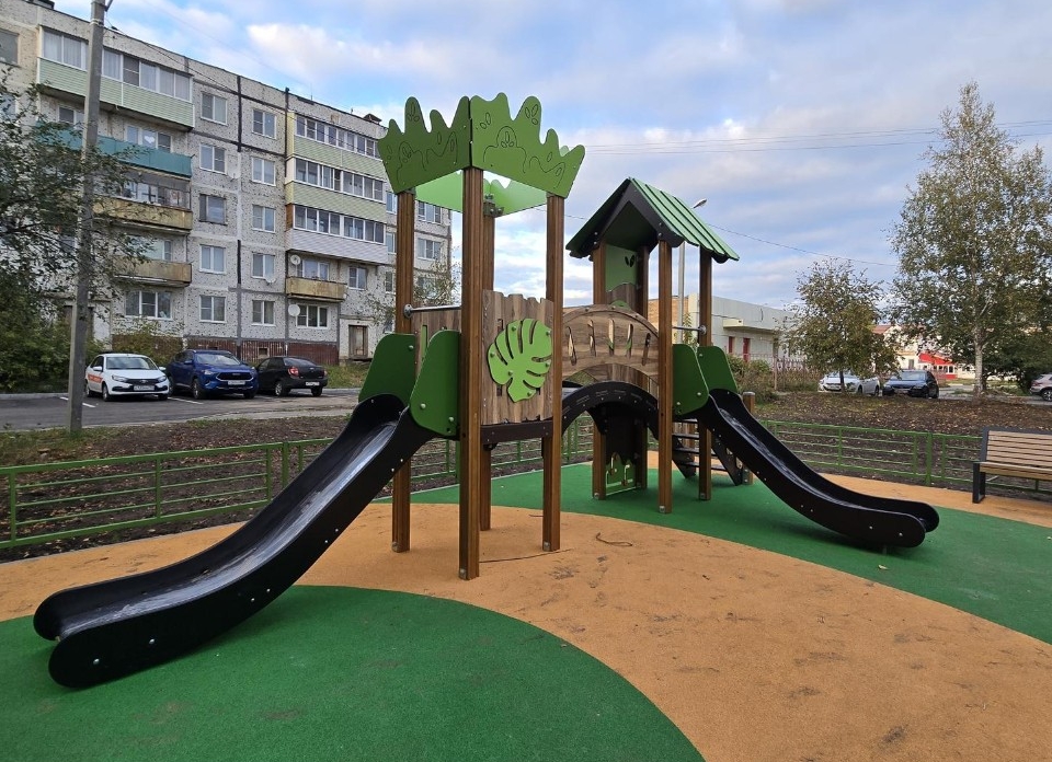 «Дендрология» вместо скучного двора: как в Озерах старый двор превратили в точку притяжения