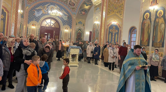 Первое праздничное богослужение состоялось в обновленном храме в селе Саввино