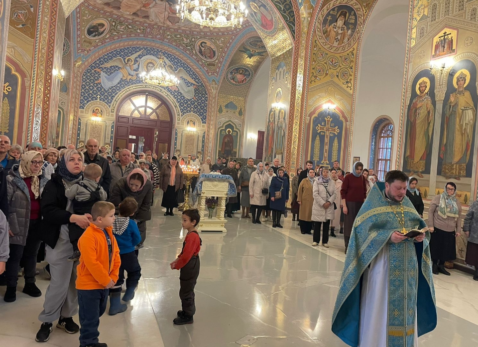 Первое праздничное богослужение состоялось в обновленном храме в селе Саввино