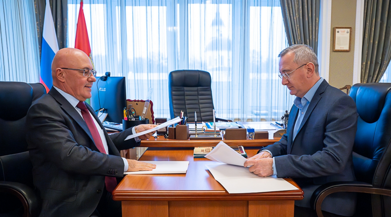 Владислав Шапша провел рабочую встречу с генеральным директором ОНПП «Технология» им. А.Г. Ромашина