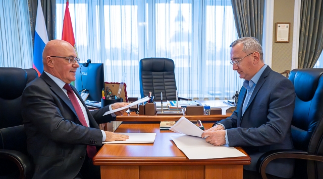 Владислав Шапша провел рабочую встречу с генеральным директором ОНПП «Технология» им. А.Г. Ромашина