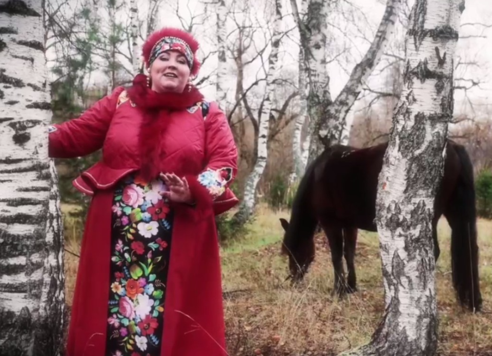 Жительница Егорьевска сняла клип «Символы России»