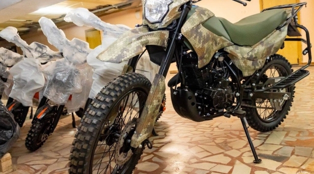 Мотоциклы отправят в зону СВО из Орехово-Зуева