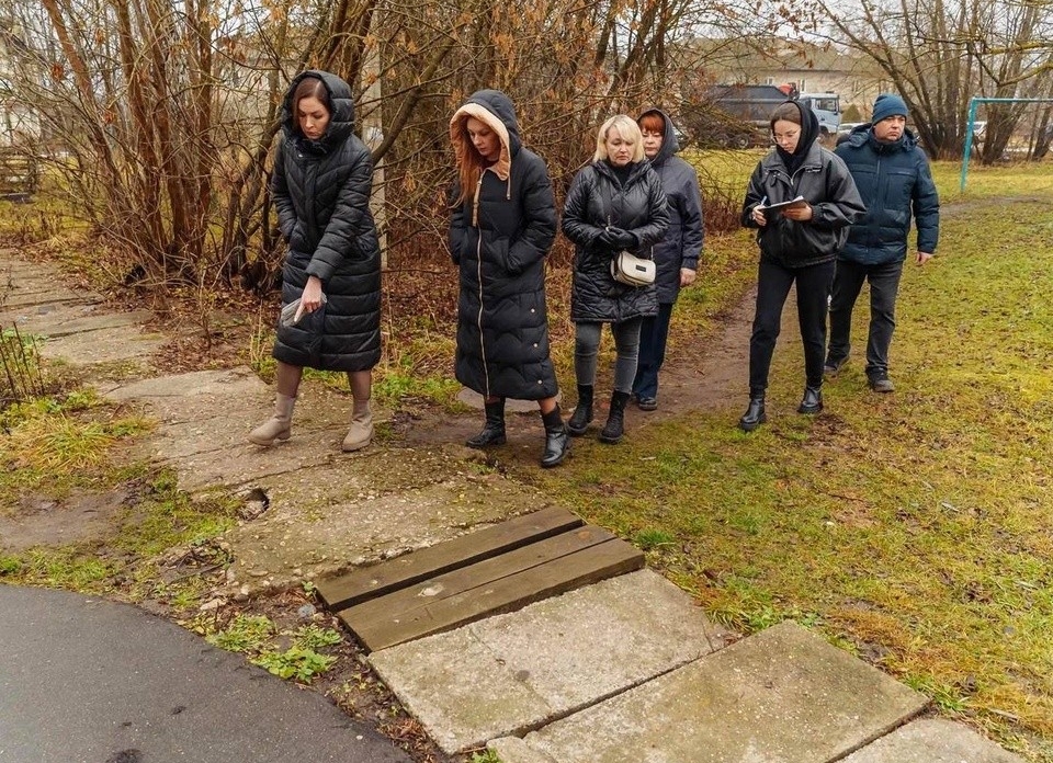 В деревне Демихове проверили содержание улиц и дворов