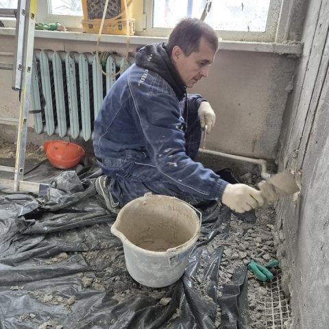 В Орехово-Зуеве строители приступили к отделочным работам в школе №20