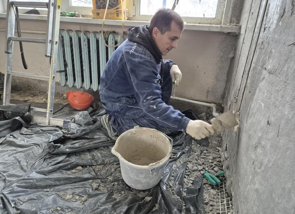 В Орехово-Зуеве строители приступили к отделочным работам в школе №20